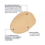 Sunbetter ToneSmart Sunscreen texture smear