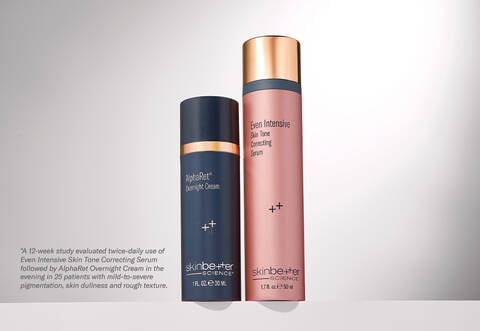 Grey background with 2 product