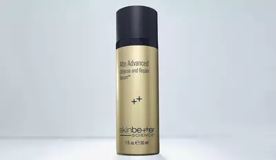 Alto Advanced Renewal Serum + Peel product against a soft gray background